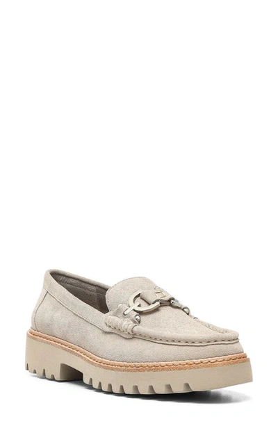 Shop Donald Pliner Helioci Loafer In Light Taup