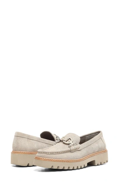 Shop Donald Pliner Helioci Loafer In Light Taup