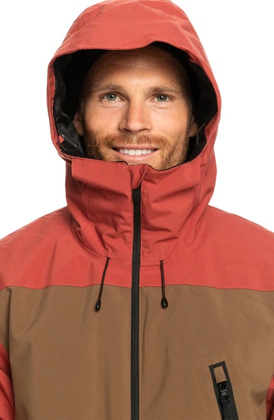 Shop Quiksilver Sycamore Waterproof Snow Jacket In Cub