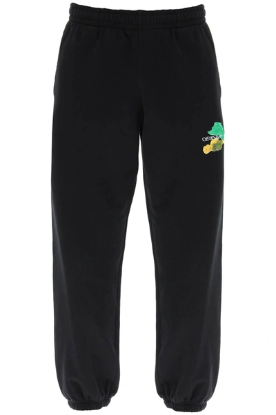 Shop Off-white Brush Arrow Sweatpants In Black Multi (black)