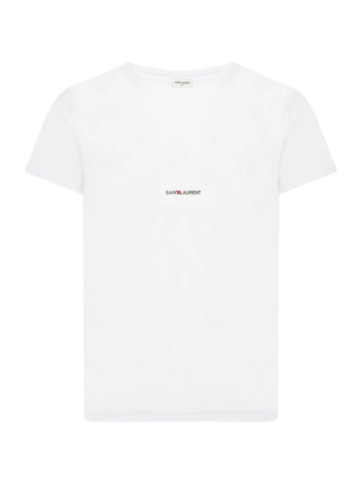Shop Saint Laurent T-shirt In Archive Beige