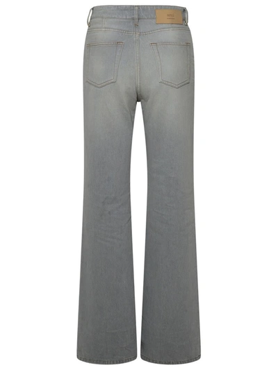 Shop Ami Alexandre Mattiussi Ami Paris Grey Cotton Jeans