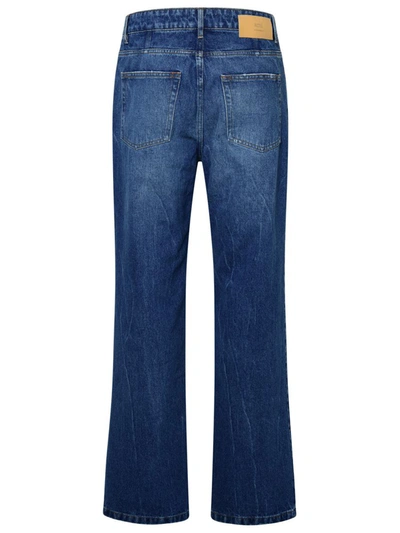 Shop Ami Alexandre Mattiussi Ami Paris Blue Cotton Jeans