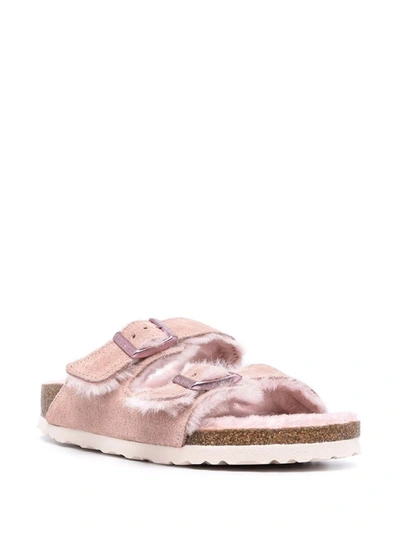 Shop Birkenstock Arizona Double Buckle Sandals In Pink