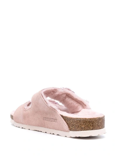 Shop Birkenstock Arizona Double Buckle Sandals In Pink