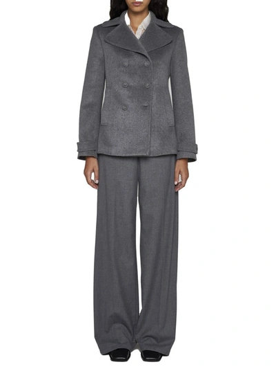 Shop Blanca Vita Jackets In Grey