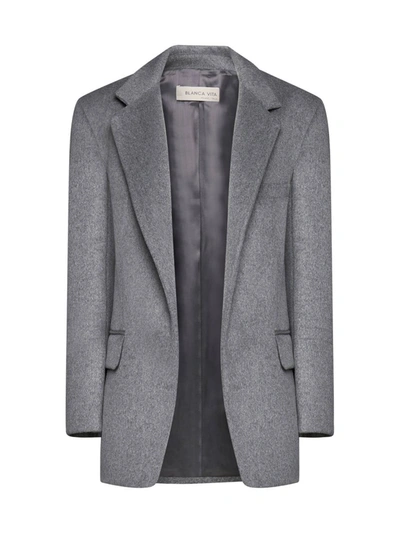 Shop Blanca Vita Jackets In Grey