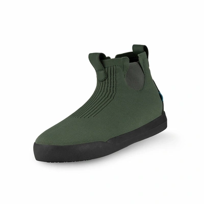 Shop Vessi Footwear Spruce Green On Black