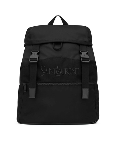 Shop Saint Laurent Bag With Embroidery In Black