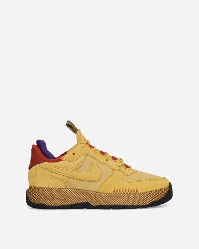 Shop Nike Wmns Air Force 1 Wild Sneakers Wheat Gold In Multicolor