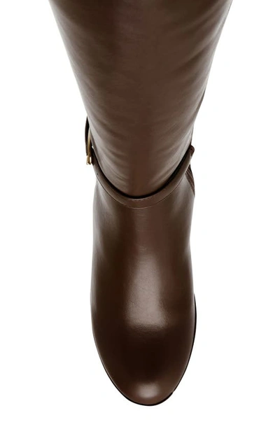 Shop Anne Klein Rivera Knee High Boot In Chocolate Brown