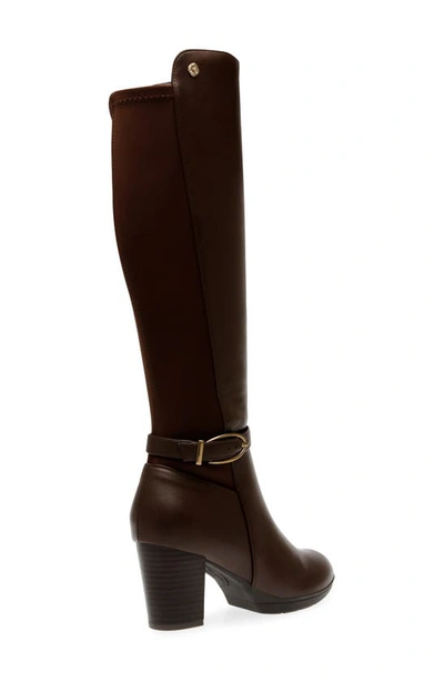 Shop Anne Klein Rivera Knee High Boot In Chocolate Brown