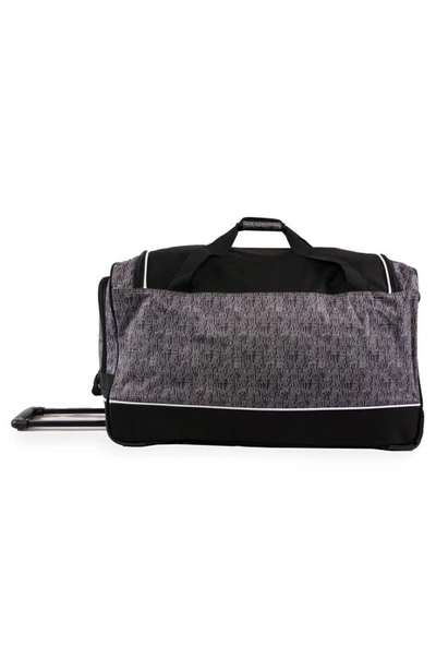 Shop Hurley Kahuna 30" Roller Duffle Bag In Grey Tweed