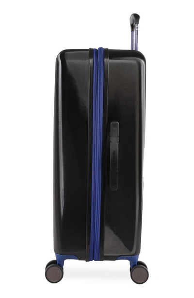 Hurley Suki 29" Hardshell Spinner Suitcase In Black/ Blue