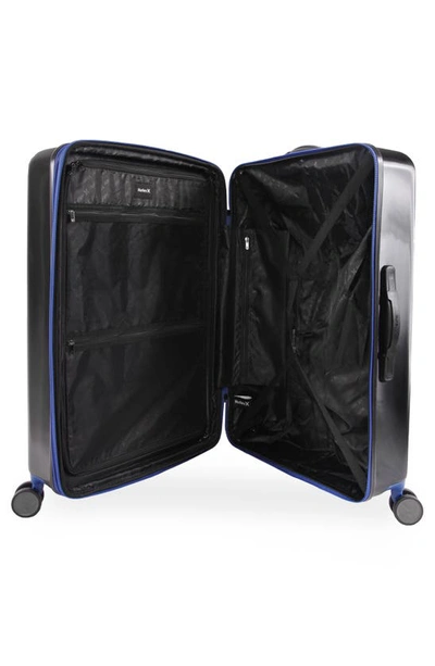 Hurley Suki 29" Hardshell Spinner Suitcase In Black/ Blue
