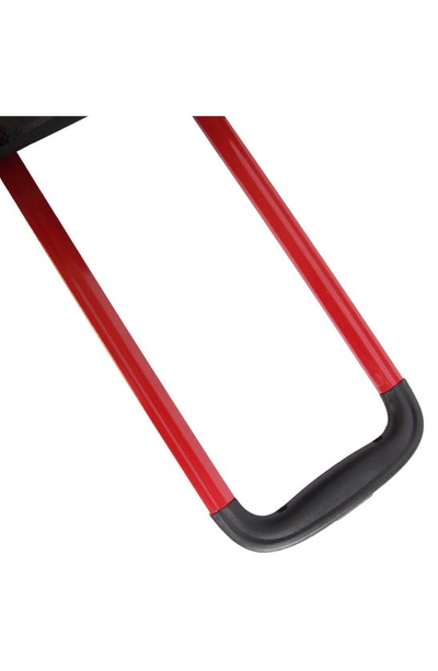 Hurley Swiper 29" Hardshell Spinner Suitcase In Black/ Red