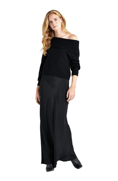 Shop Splendid Orla Maxi Skirt In Black