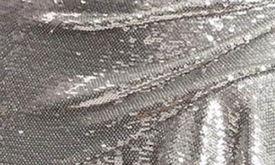 Shop Bardot Sorella Sequin High-low Cocktail Dress In Silver Seq