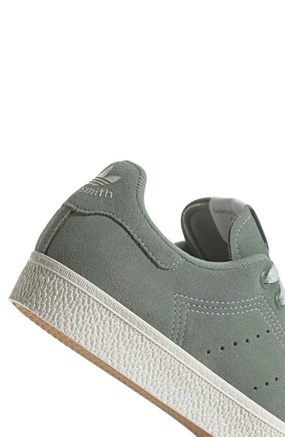 Shop Adidas Originals Stan Smith Sneaker In Silver Green/ White/ White