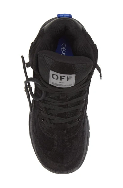 Shop Off-white High Top Hiker Boot In Black White