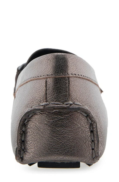 Shop Aerosoles Gaby Driving Shoe In Graphite Leather