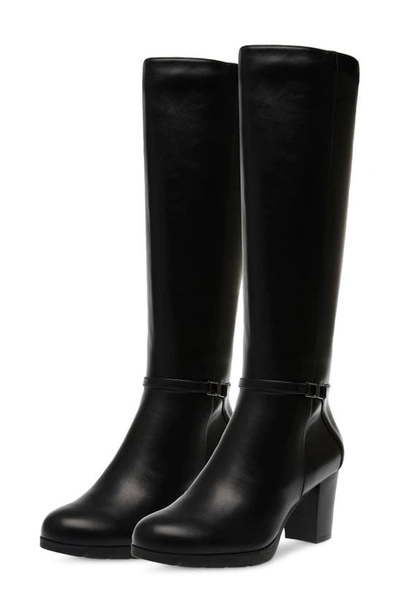 Shop Anne Klein Rya Knee High Boot In Black Ms
