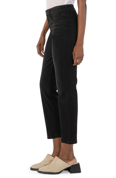 Shop Kut From The Kloth Rachael Fab Ab High Waist Crop Mom Jeans In Uplifting