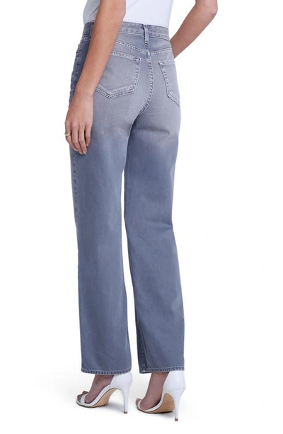 Shop L Agence Jones High Waist Stovepipe Straight Leg Jeans In Cool Grey