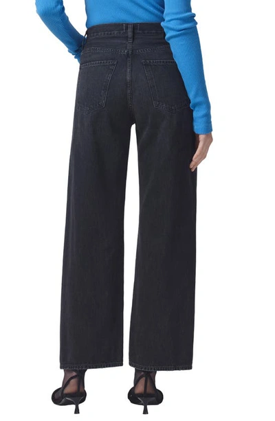 Citizen Of Humanity Annina High Waist Wide Leg Organic Cotton Jeans In Prophecy