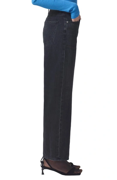 Citizen Of Humanity Annina High Waist Wide Leg Organic Cotton Jeans In Prophecy