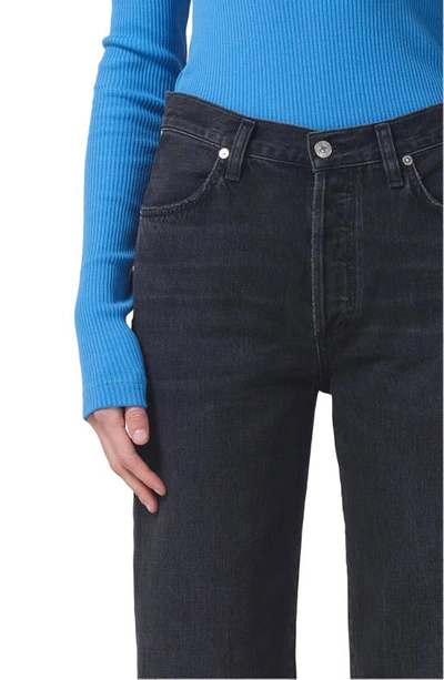 Citizen Of Humanity Annina High Waist Wide Leg Organic Cotton Jeans In Prophecy