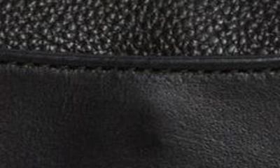 Shop Cole Haan Mini Leather Shoulder Bag In New Black