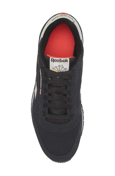 Shop Reebok Classic Leather Sneaker In Core Black/ Steely Fog