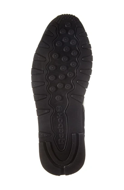Shop Reebok Classic Leather Sneaker In Core Black/ Steely Fog