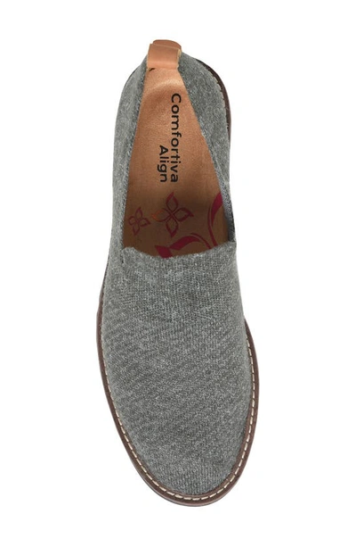 Comfortiva Lexya Lug Sole Loafer In Heathered Dark Grey