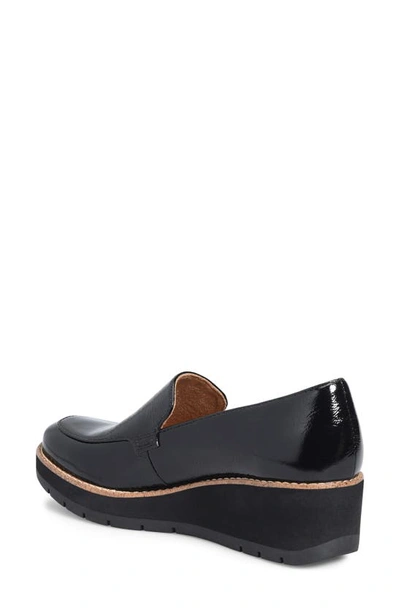 Shop Comfortiva Farland Wedge Loafer In Black Patent