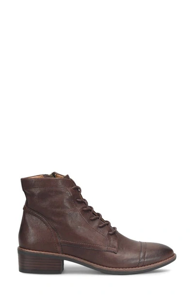 Shop Comfortiva Cordia Cap Toe Bootie In Cocoa Brown