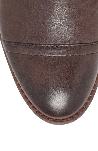 Comfortiva Cordia Cap Toe Bootie In Cocoa Brown