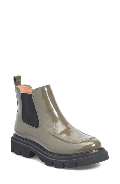 Söfft Samira Platform Chelsea Boot In Taupe Patent