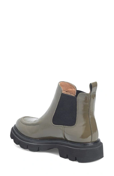 Söfft Samira Platform Chelsea Boot In Taupe Patent