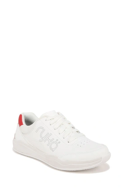Shop Ryka Courtside Pickleball Sneaker In White/ Red