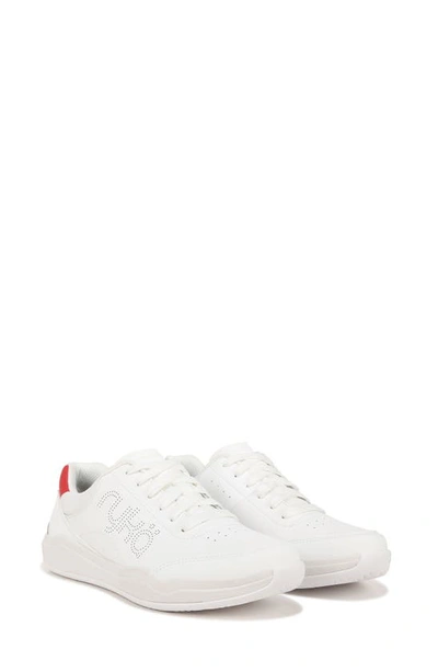 Shop Ryka Courtside Pickleball Sneaker In White/ Red