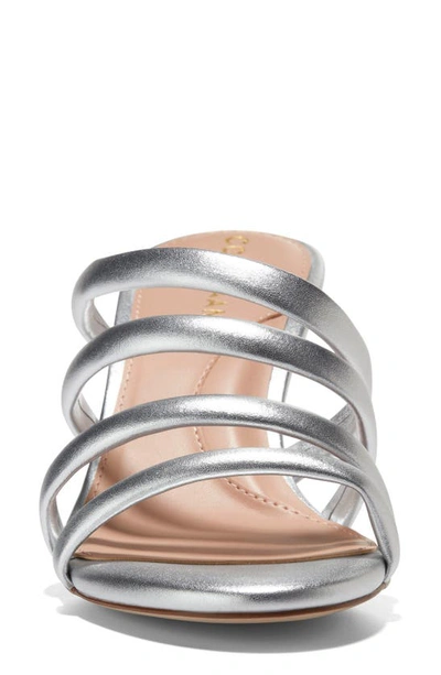 Shop Cole Haan Adella Strappy Sandal In Silver Met