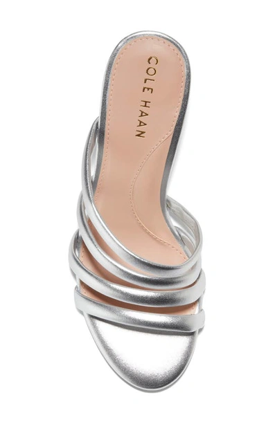 Shop Cole Haan Adella Strappy Sandal In Silver Met