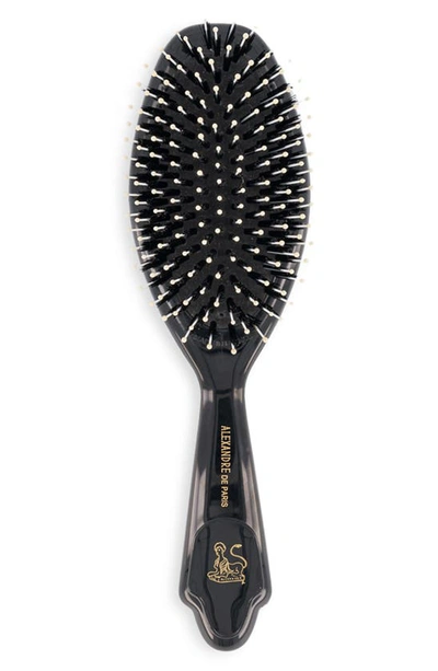 Shop Alexandre De Paris La Parisienne Detangling Hairbrush In Black