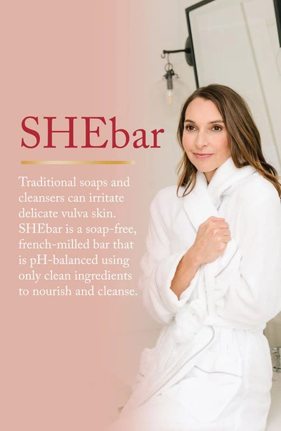 Joylux Shebar Intimate Cleansing Soap Bar, 3 Pack In Rose Gold
