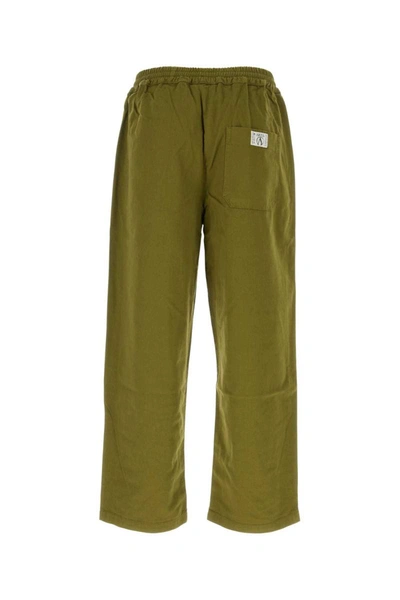 Shop Aries Pants In Green