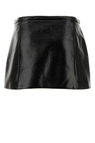 Shop Courrèges Courreges Skirts In Black