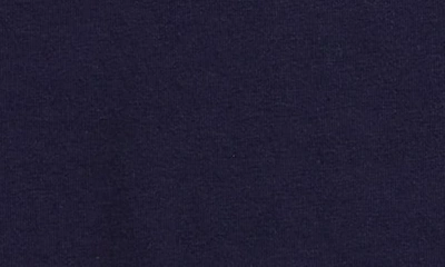 Shop Zella Girl Organic Cotton Blend Twist T-shirt In Navy Evening