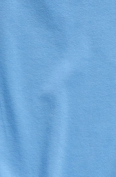 Shop Zella Girl Organic Cotton Blend Twist T-shirt In Blue Cornflower